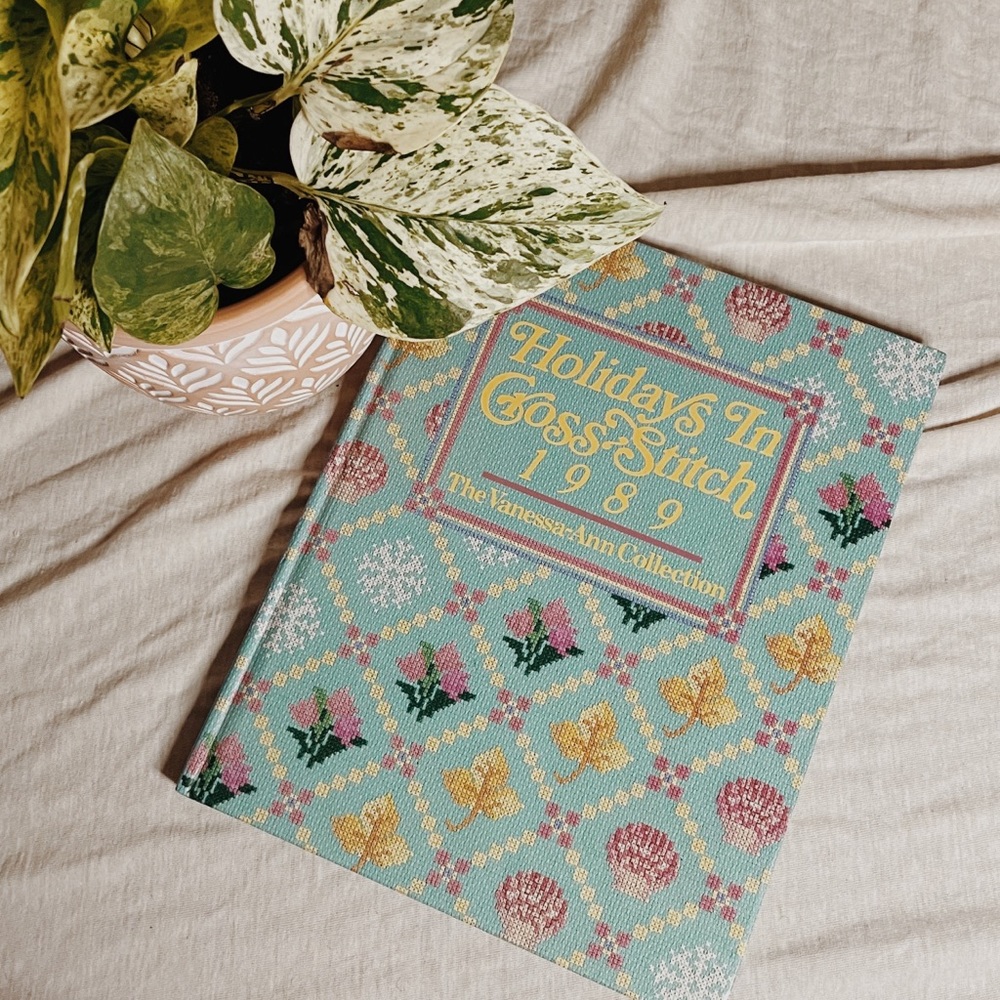 1989 Cross Stitch Book – Cottagecore, Crafty